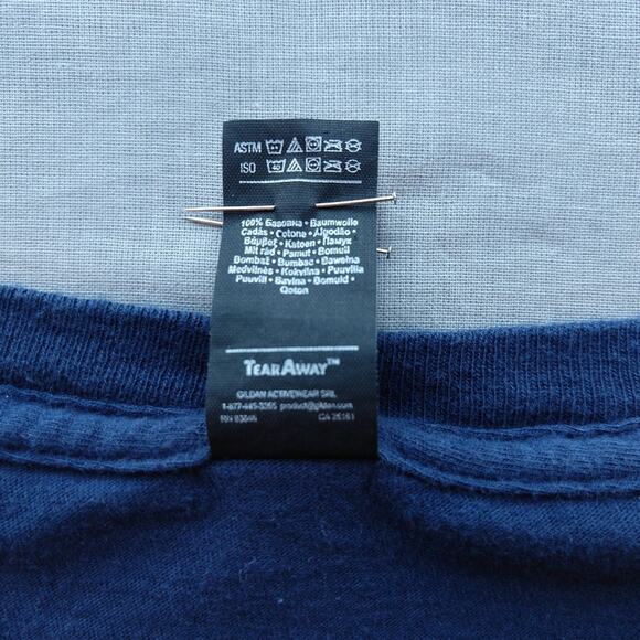 No Photography Please Tee Men's 2XL dark blue 100% cotton retro camera unisex - Picture 8 of 8